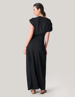 Shoeby Jersey Asymmetrische Top Zwart<DAMES Tops