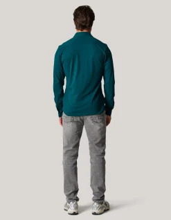 Shoeby Jersey Overhemd Donkergroen<Heren Overhemden