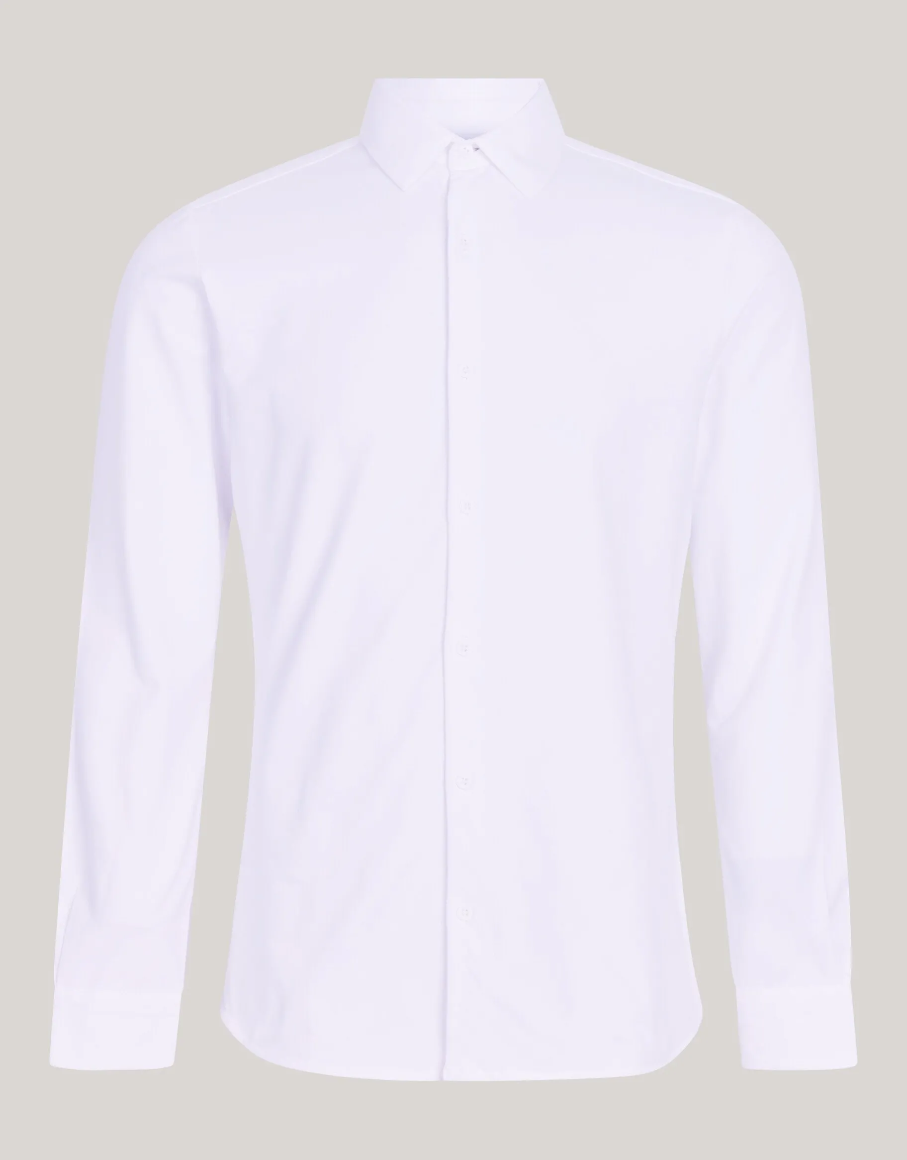 Shoeby Jersey Overhemd Wit<Heren Overhemden