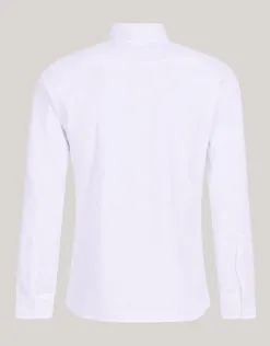 Shoeby Jersey Overhemd Wit<Heren Overhemden