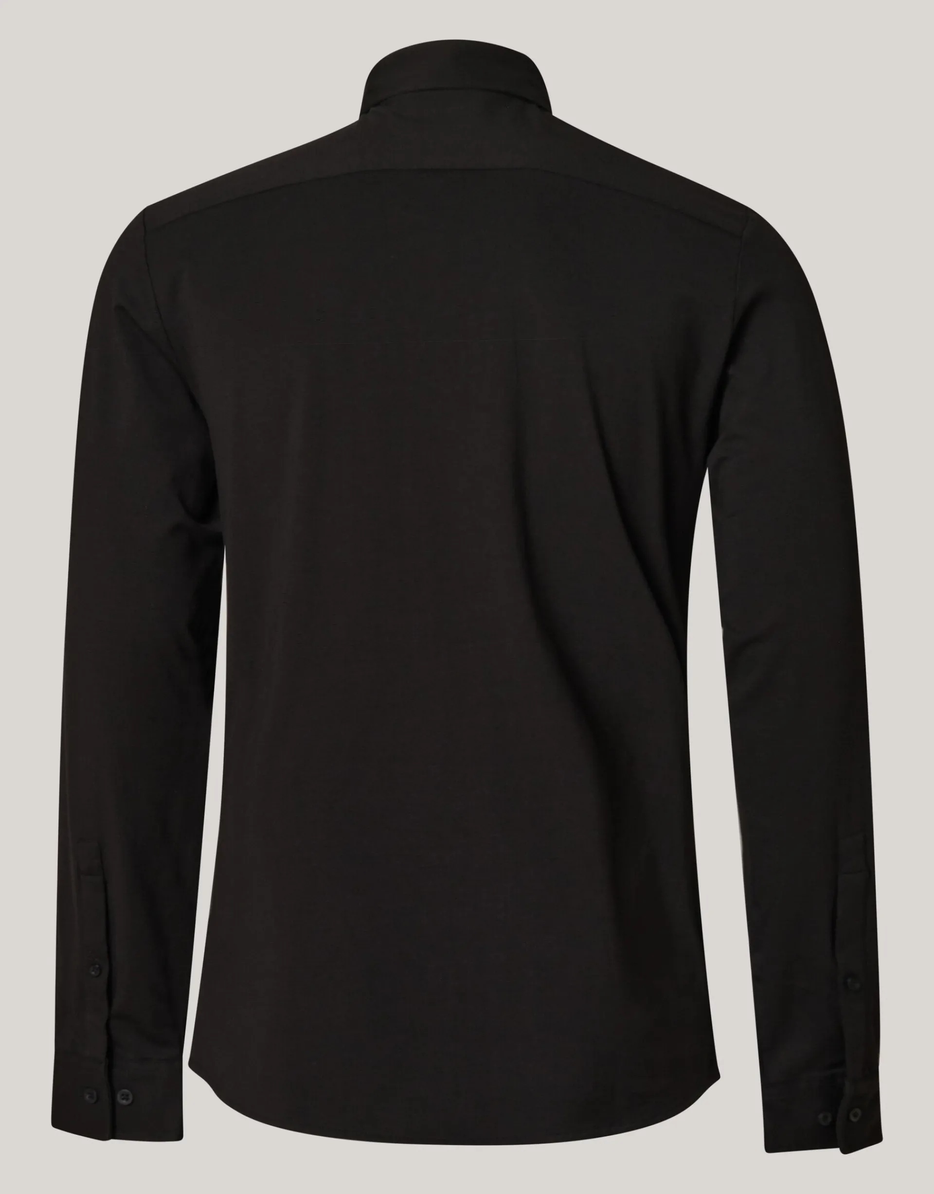Shoeby Jersey Overhemd Zwart<Heren Overhemden