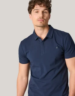 Shoeby Jersey Polo Donkerblauw<Heren T-Shirts En Polo's