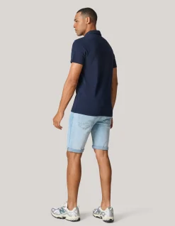 Shoeby Jersey Polo Donkerblauw<Heren T-Shirts En Polo's