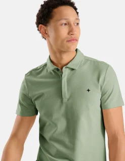 Shoeby Jersey Polo Groen<Heren T-Shirts En Polo's