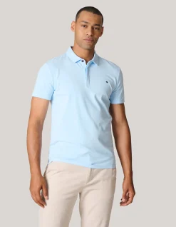 Shoeby Jersey Polo Lichtblauw<Heren T-Shirts En Polo's