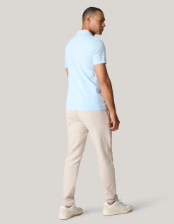 Shoeby Jersey Polo Lichtblauw<Heren T-Shirts En Polo's