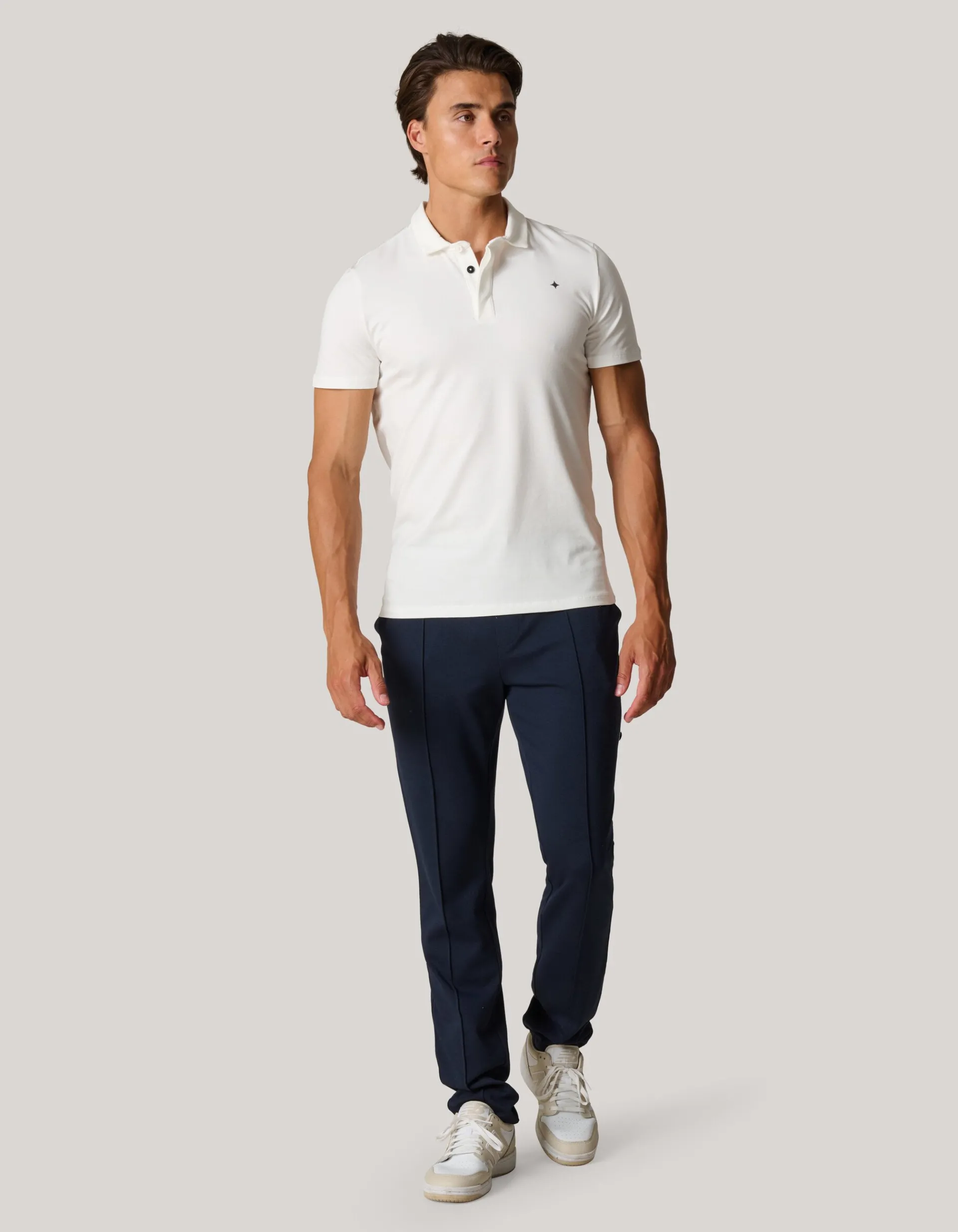 Shoeby Jersey Polo Wit<Heren T-Shirts En Polo's