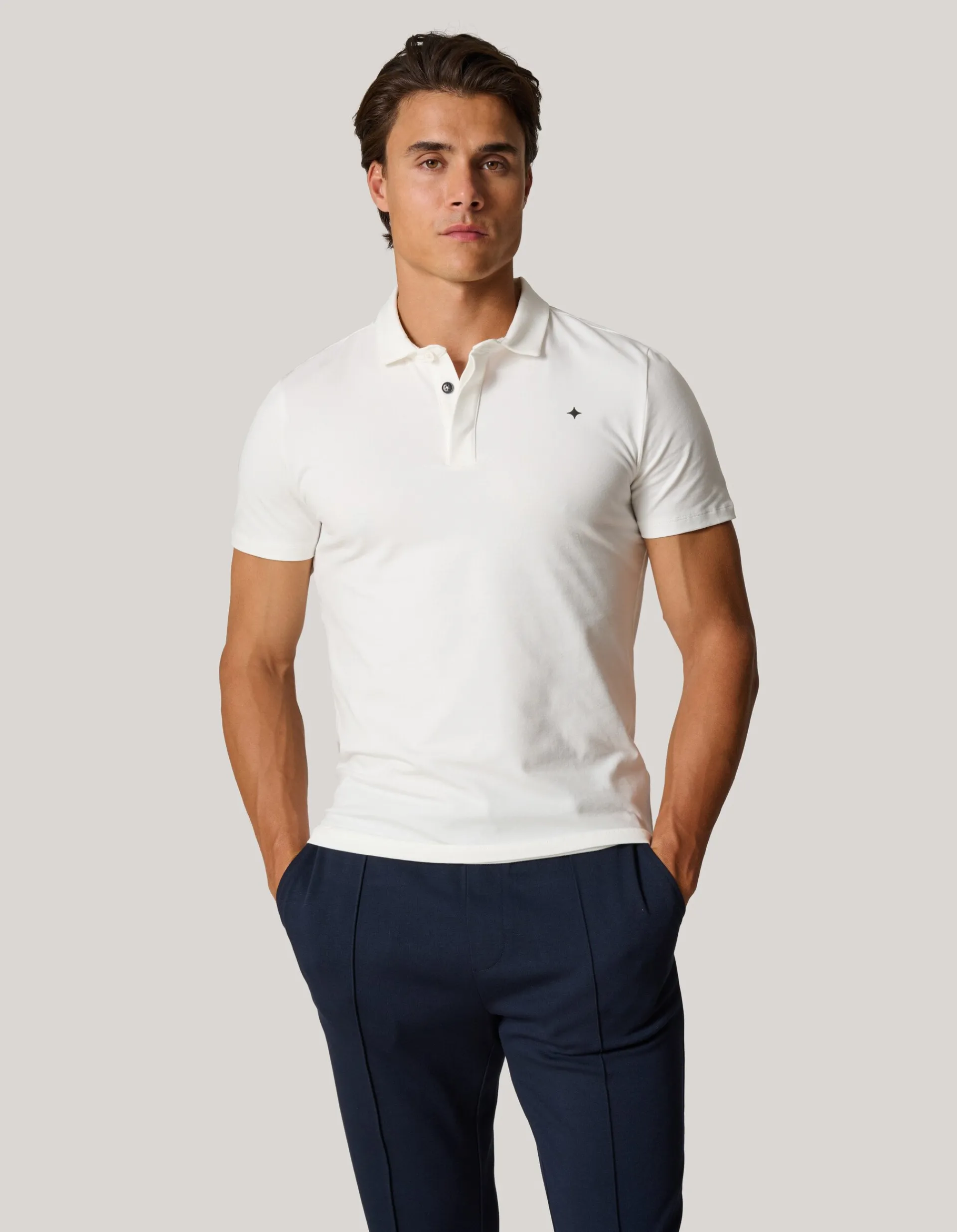 Shoeby Jersey Polo Wit<Heren T-Shirts En Polo's