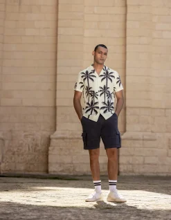 Shoeby Jog Cargo Short Donkergrijs<Heren Shorts