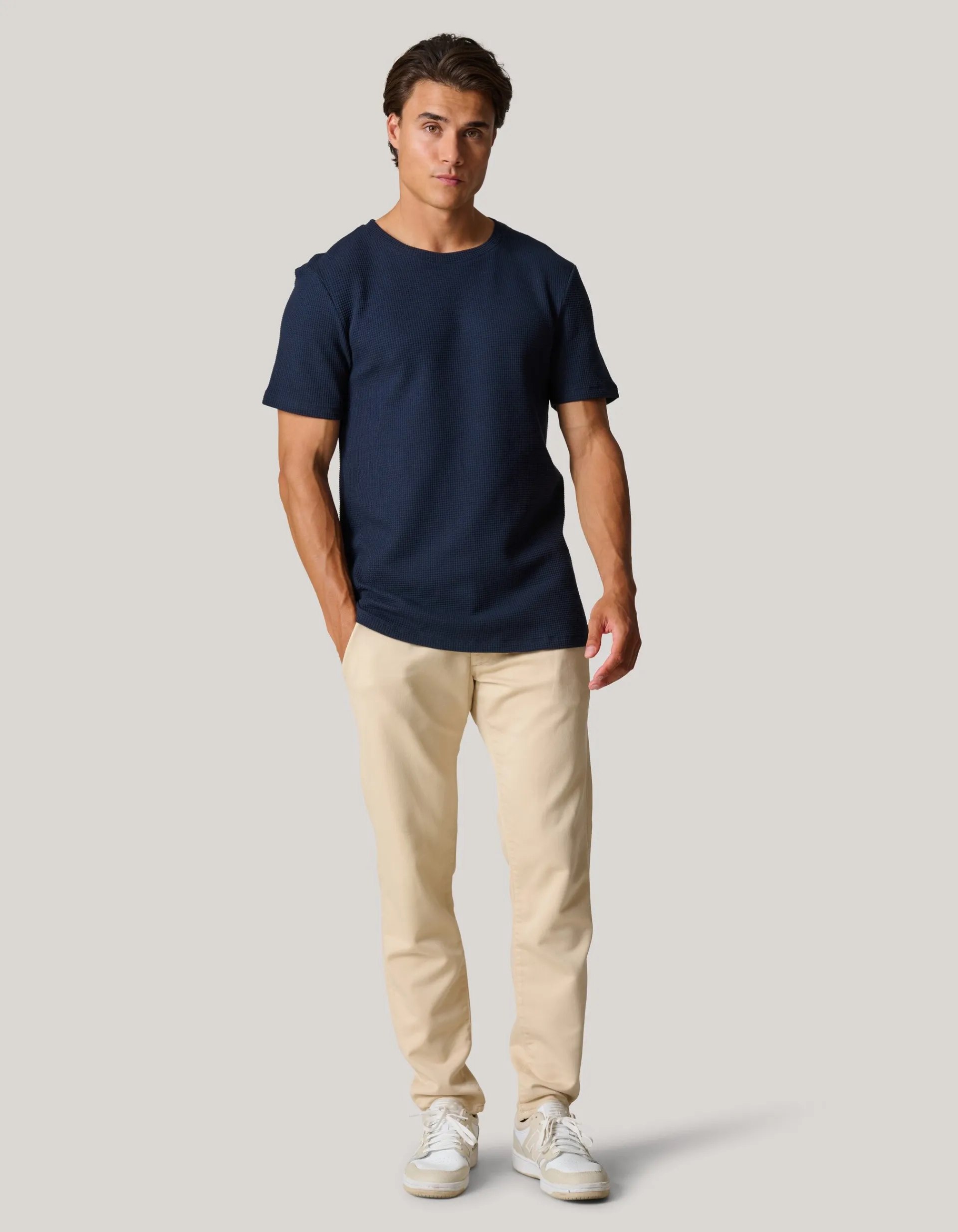 Shoeby Jog Chino Zand<Heren Broeken