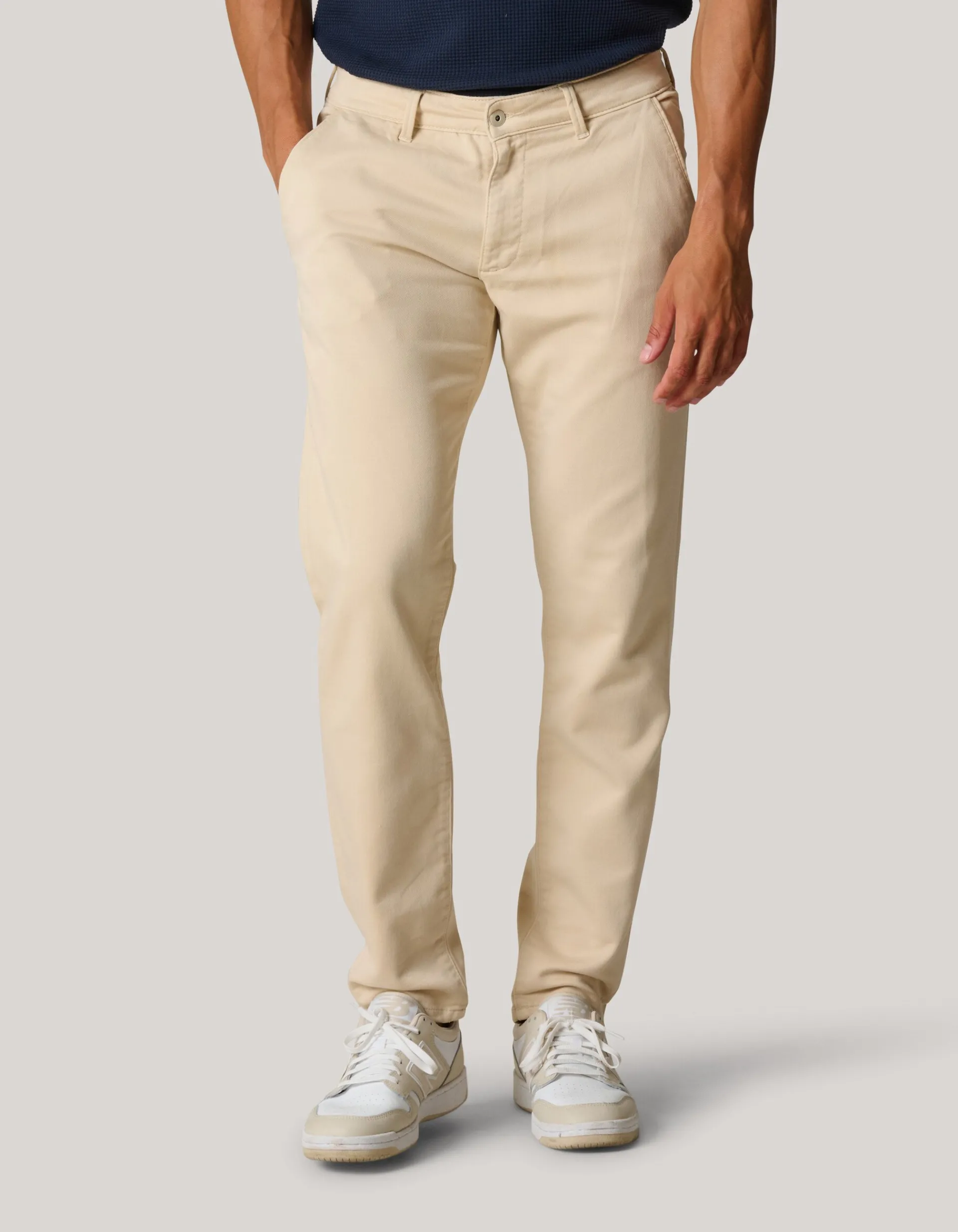 Shoeby Jog Chino Zand<Heren Broeken