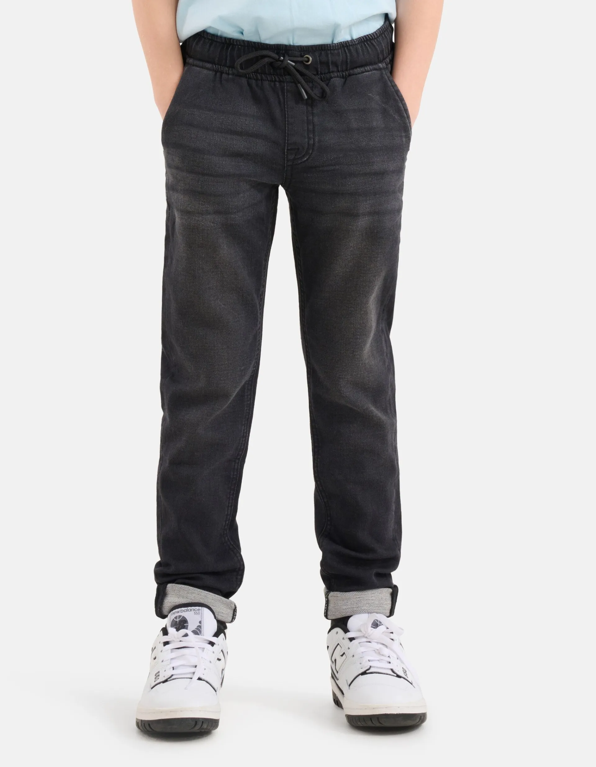Shoeby Jogger Jeans Donkergrijs< Jeans