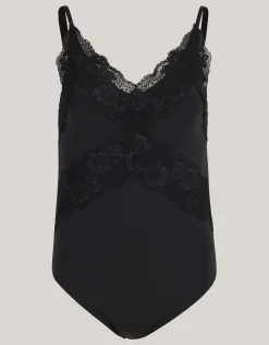 Shoeby Kanten Body Zwart<DAMES Tops
