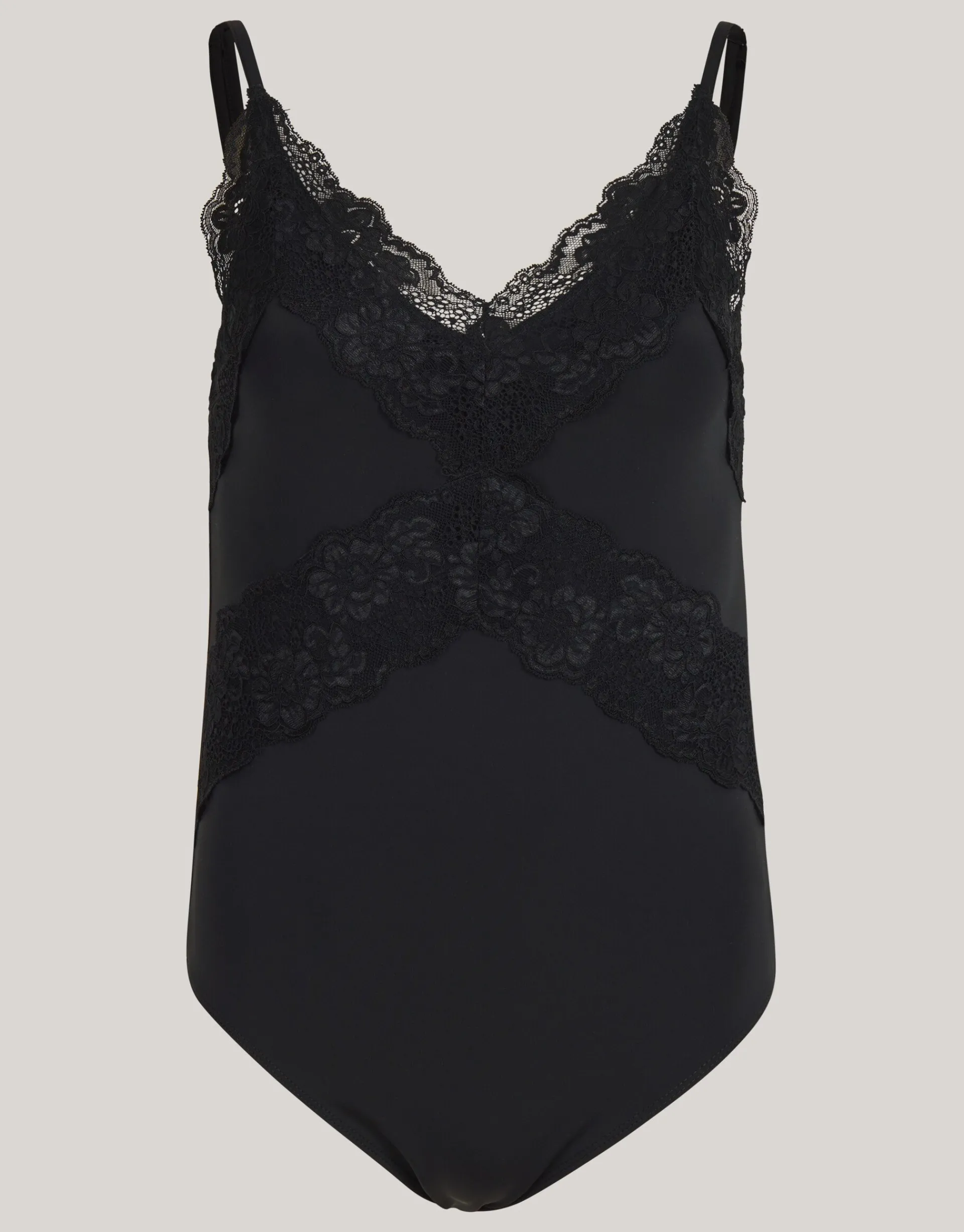 Shoeby Kanten Body Zwart<DAMES Tops