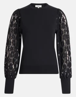 Shoeby Kanten Top Zwart<DAMES Tops