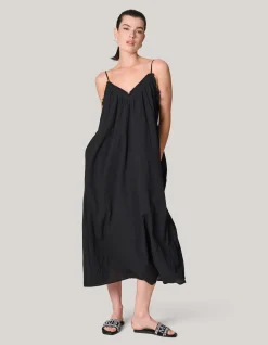 Shoeby Katoenen Maxi Jurk Zwart<DAMES Jurken