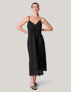 Shoeby Katoenen Maxi Jurk Zwart<DAMES Jurken