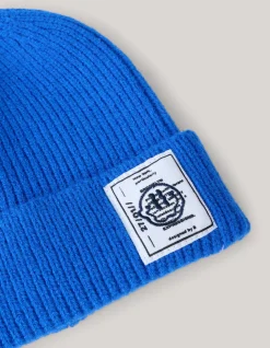Shoeby Label Beanie Blauw< Mutsen