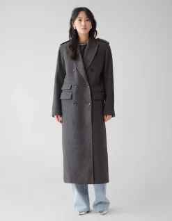 Shoeby Lange Trenchcoat Donkergrijs By Fred<DAMES Jassen