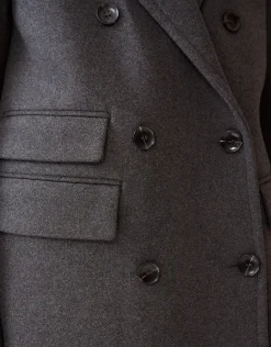 Shoeby Lange Trenchcoat Donkergrijs By Fred<DAMES Jassen