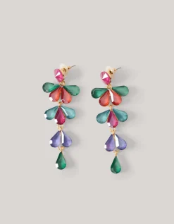 Shoeby Leaf Oorbellen Multicolor<DAMES Sieraden