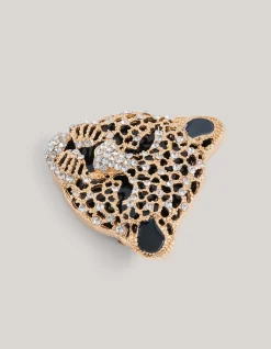 Shoeby Leopard Broche Goud<DAMES Broches