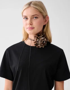 Shoeby Leopard Corsage Ketting Bruin<DAMES Sieraden