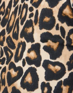Shoeby Leopard Crop Top< Tops Korte Mouw