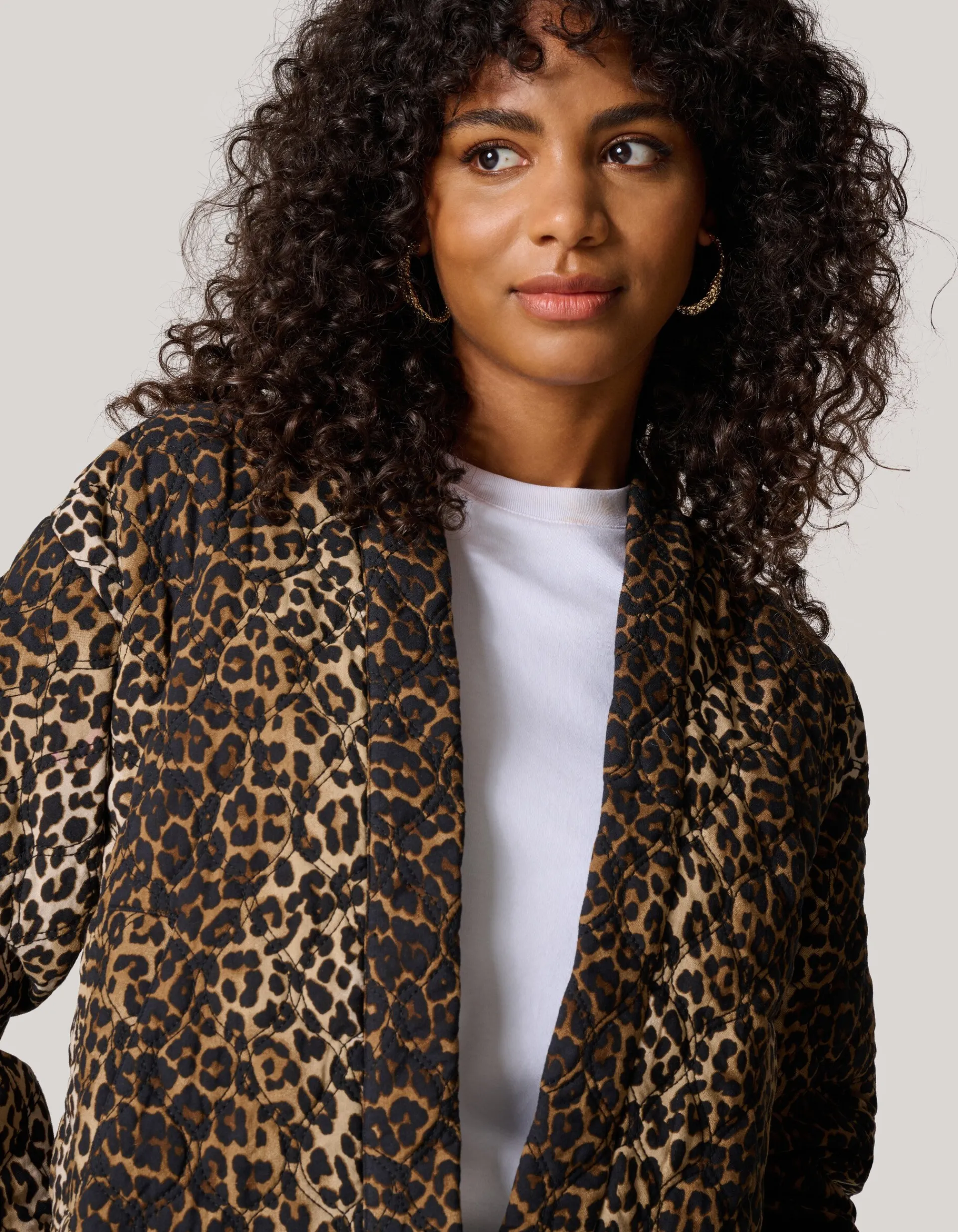 Shoeby Leopard Embroidery Jack Bruin<DAMES Jacks