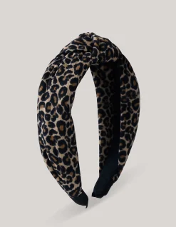Shoeby Leopard Haarand Bruin< Haaraccessoires