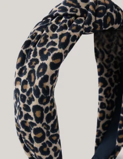 Shoeby Leopard Haarand Bruin< Haaraccessoires