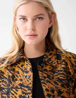 Shoeby Leopard Jack Bruin<DAMES Jacks