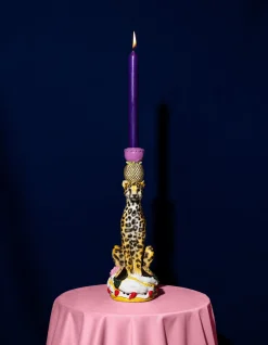 Shoeby Leopard Kandelaar Roze By Fred<DAMES Overige Accessoires