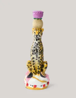 Shoeby Leopard Kandelaar Roze By Fred<DAMES Overige Accessoires