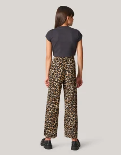 Shoeby Leopard Plissé Broek< Broeken