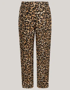 Shoeby Leopard Plissé Broek< Broeken