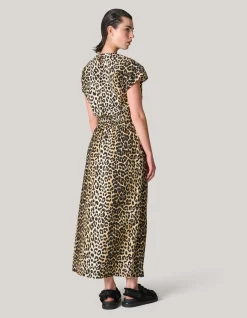 Shoeby Leopard Poplin Cropped Top<DAMES Tops