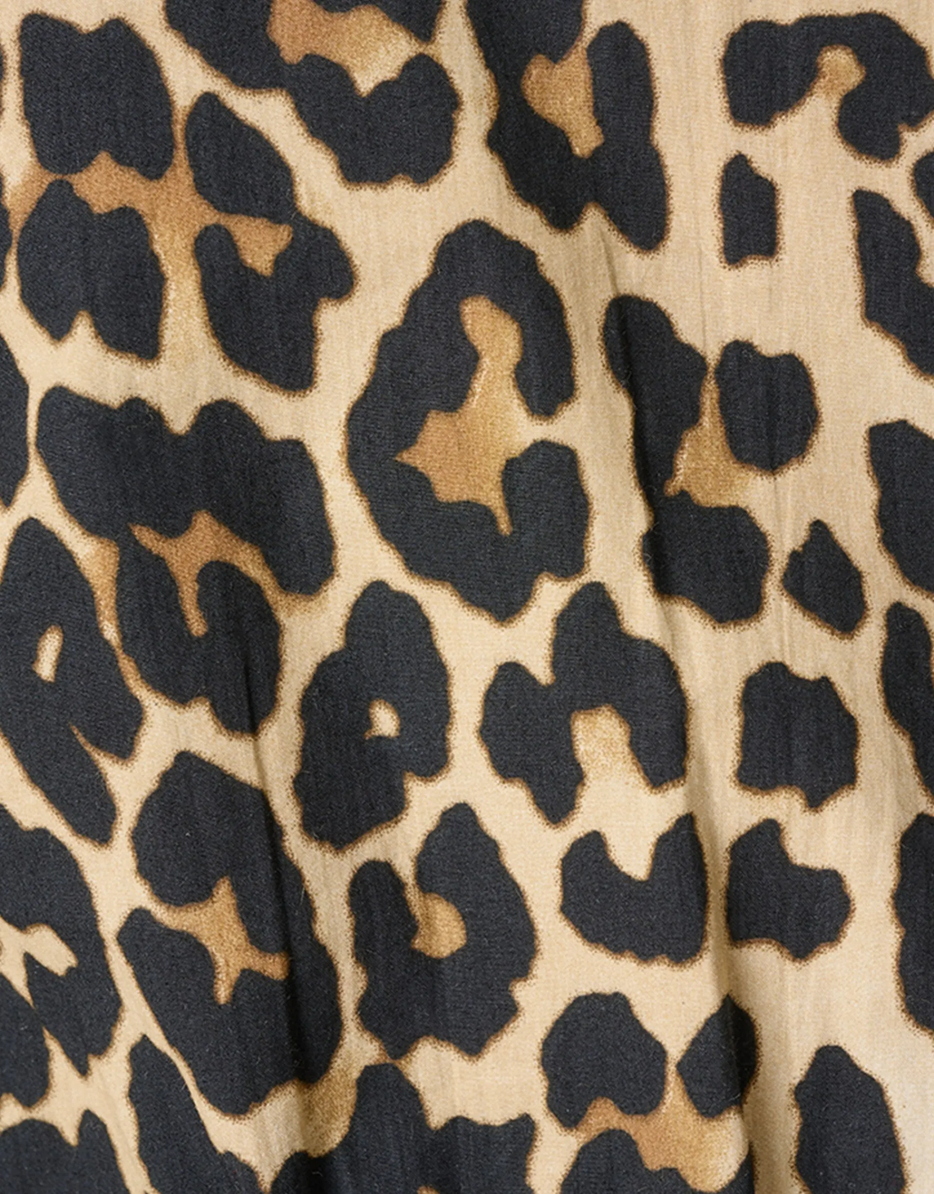 Shoeby Leopard Poplin Cropped Top<DAMES Tops
