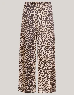 Shoeby Leopard Satijnen Palazzo Broek<DAMES Broeken