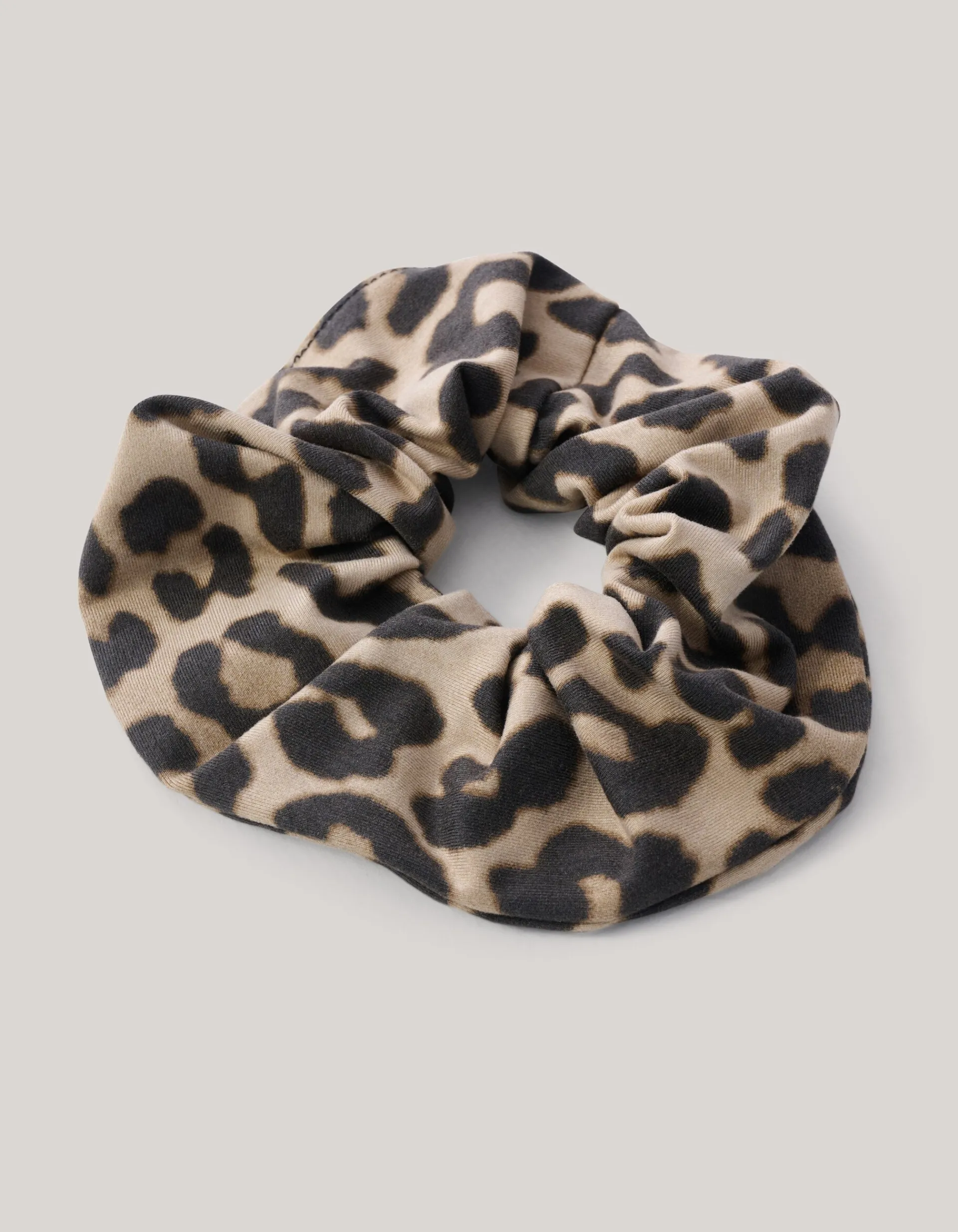 Shoeby Leopard Scrunchie Bruin< Haaraccessoires