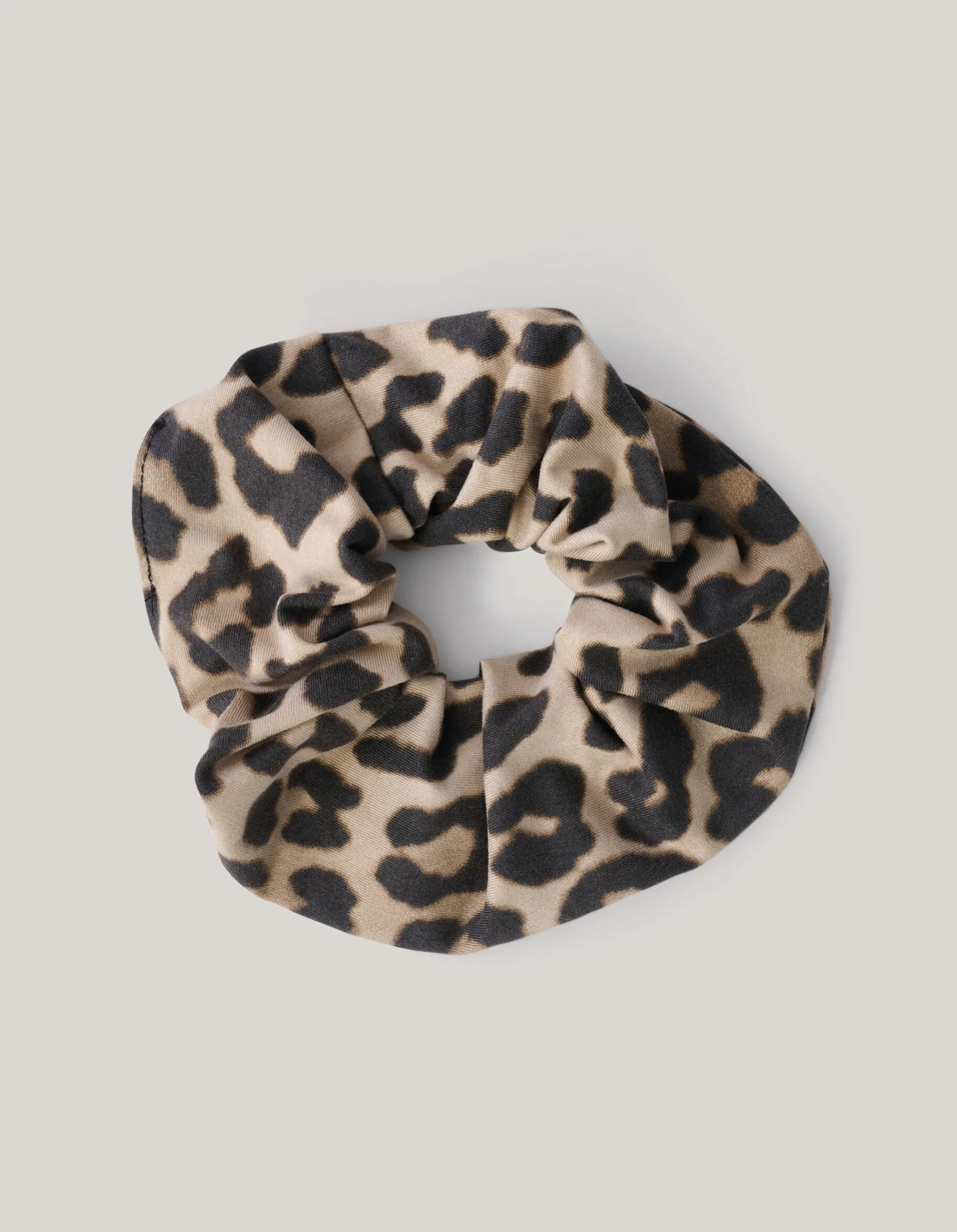 Shoeby Leopard Scrunchie Bruin< Haaraccessoires