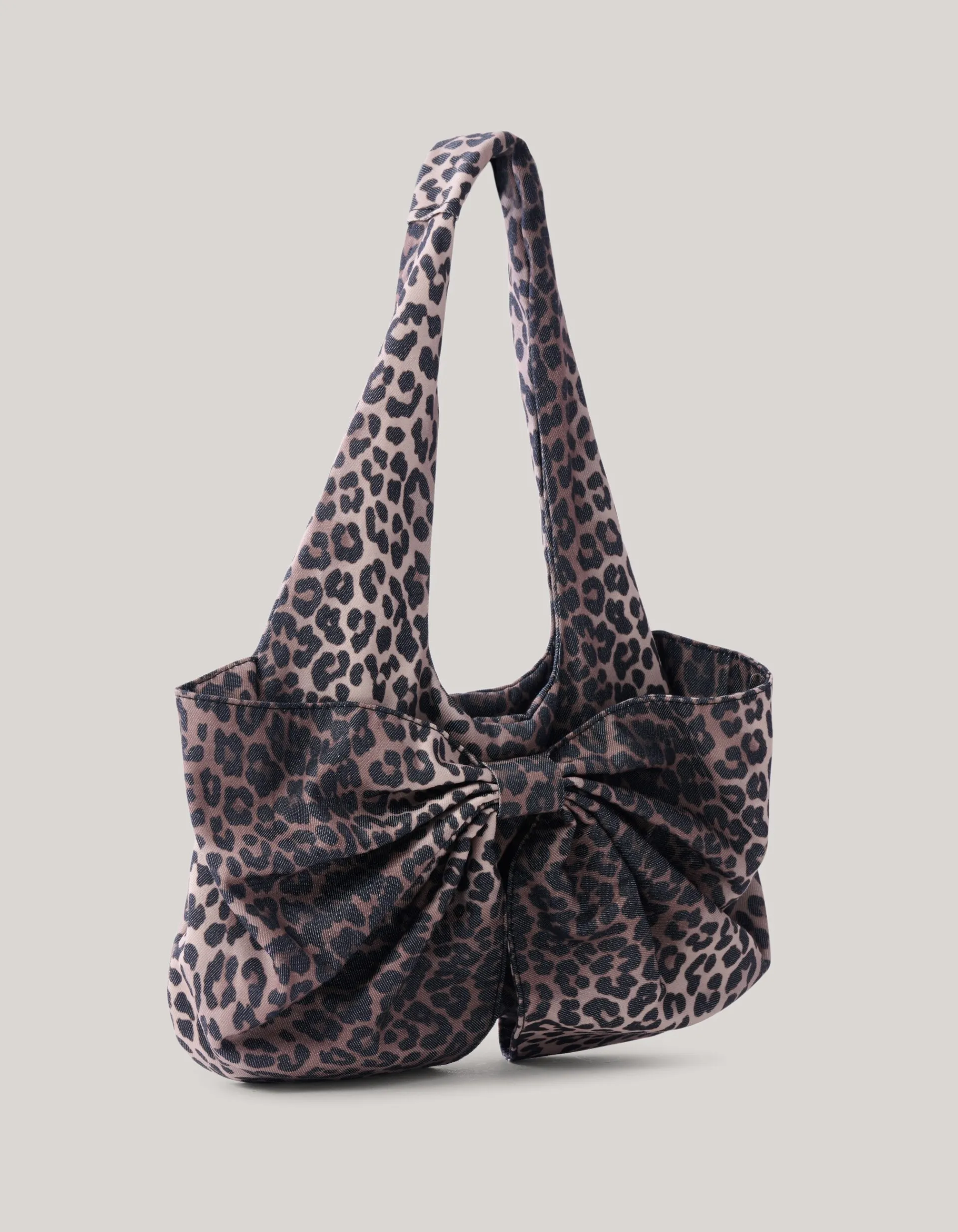 Shoeby Leopard Strik Tas bruin<DAMES Tassen