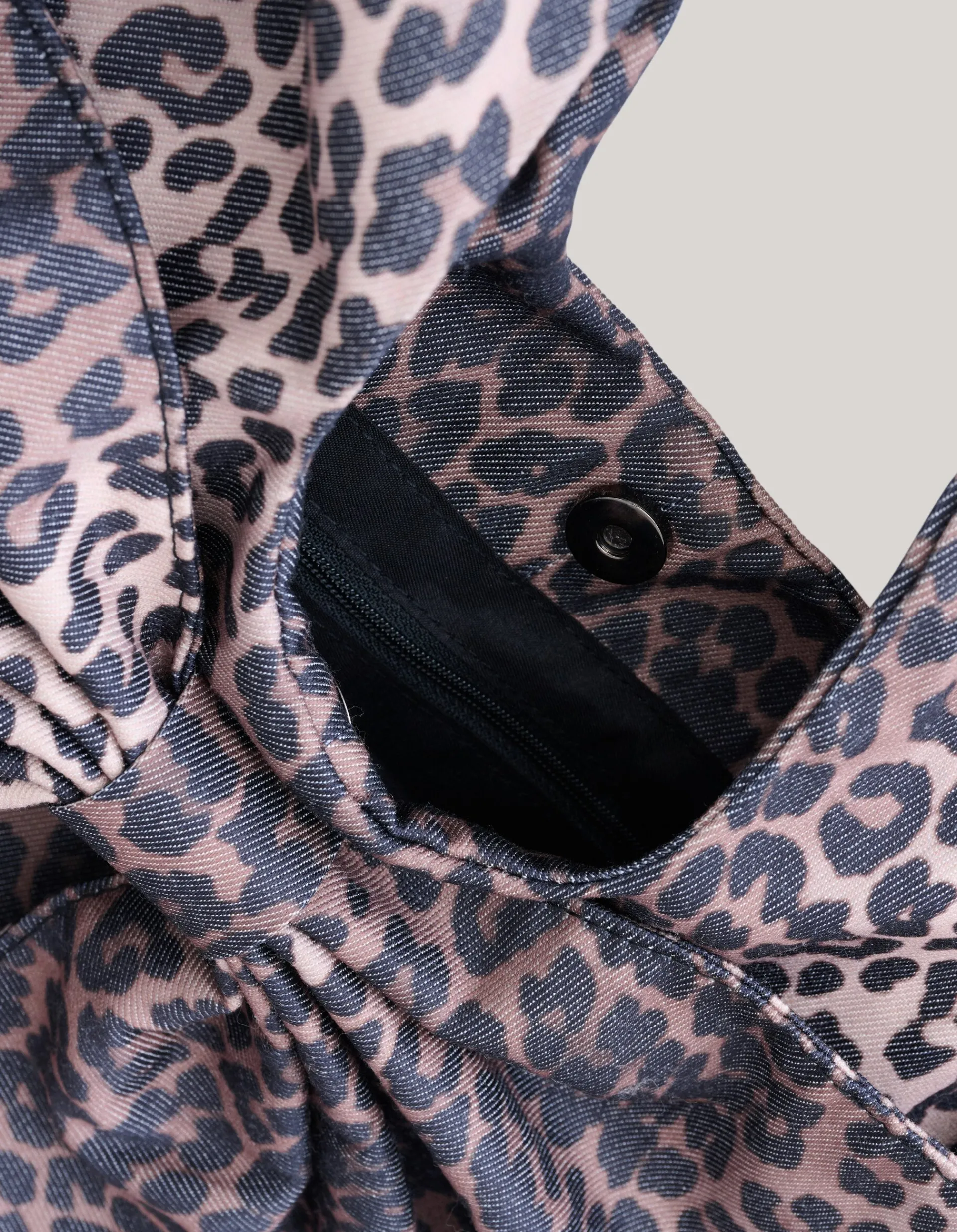 Shoeby Leopard Strik Tas bruin<DAMES Tassen