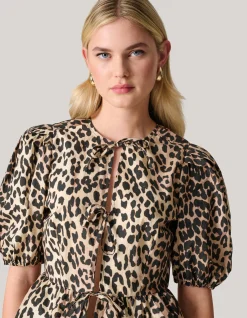 Shoeby Leopard Strik Top<DAMES Tops