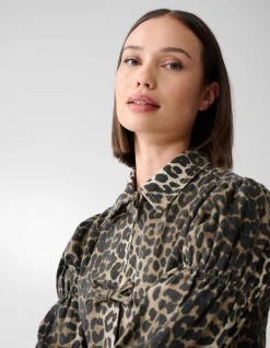 Shoeby Leopard Strik Top Bruin<DAMES Tops