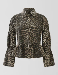 Shoeby Leopard Strik Top Bruin<DAMES Tops