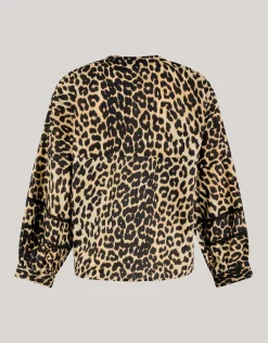 Shoeby Leopard Tape Blouse Bruin<DAMES Blouses