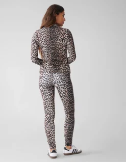 Shoeby Leopard Travel Legging Bruin<DAMES Broeken