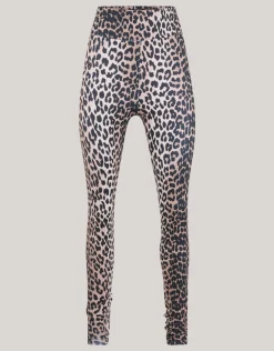 Shoeby Leopard Travel Legging Bruin<DAMES Broeken