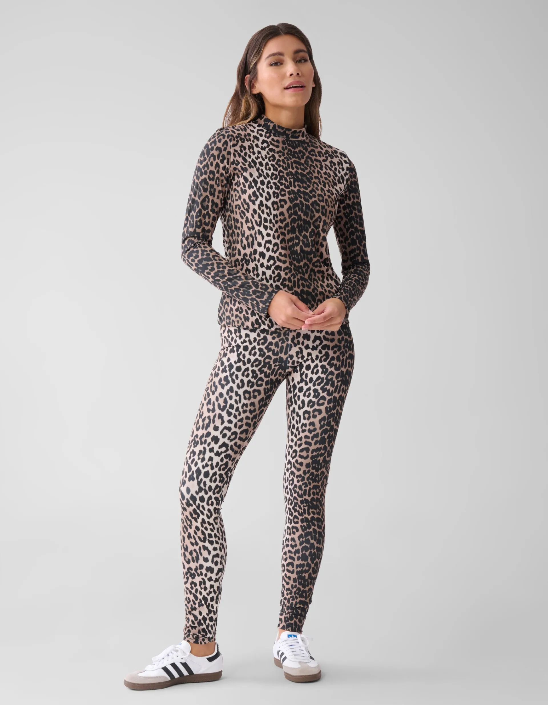 Shoeby Leopard Travel Top Bruin<DAMES Tops